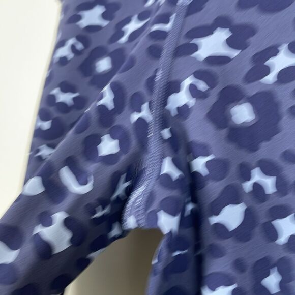 Offline Aerie Leggings Size Medium Ankle 7/8 Length Blue Cheetah - Picture 4 of 9